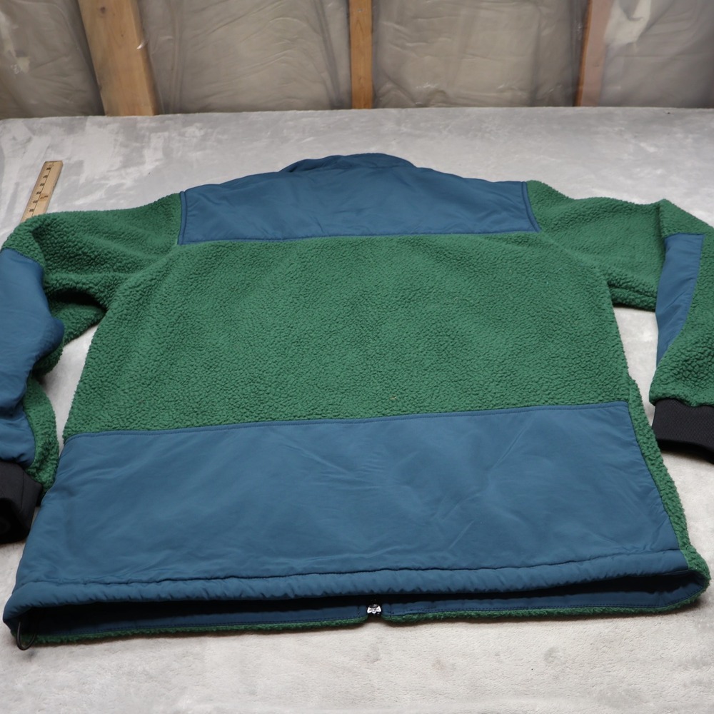 Topo Designs Jacket Men XL Green Subalpine Sherpa Fleece Full Zip Hike Outdoor - Picture 12 of 16